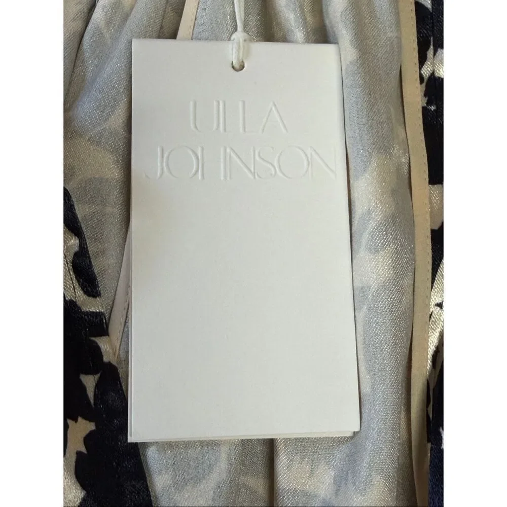 Ulla Johnson Elvia Blouse in Sapphire NWT Size 2
